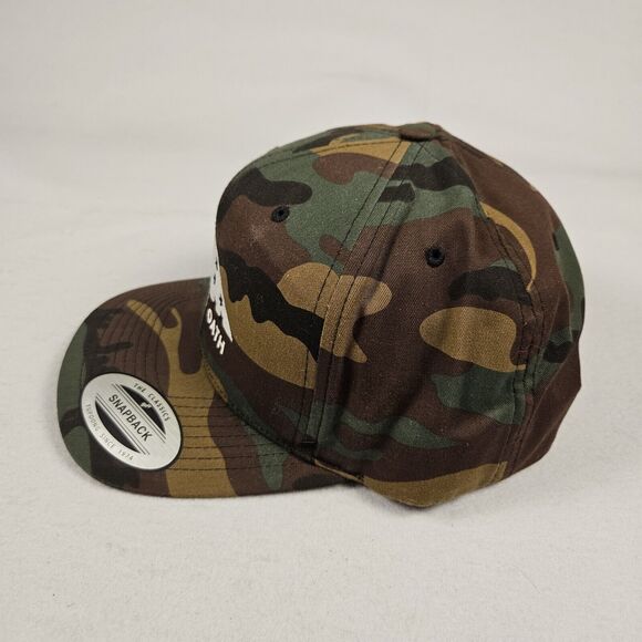 Sworn Oath Camo Military Hat Snapback Embroidered Flag Logo Baseball Cap NEW - Picture 4 of 11